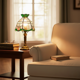 TULISSE | LÁMPARA DE VIDRIO VITRAJADO, HECHA A MANO