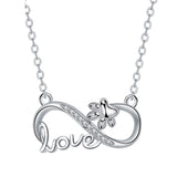 Collar de Plata Infinito para Peludos Forever Connected