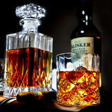 Conjunto de Botella y copas de Whiskey