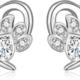 Pendientes con huellas de pata y corazón – Joyería para amantes de las mascotas