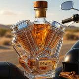 Motor V Twin Botella de Whisky