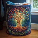 Árbol de la Vida | Cesto de Ropa Hecho a Mano