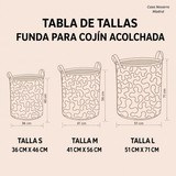 Cesta de Ropa Acogedora | Cesta de Lavandería Hecha a Mano