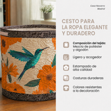 Cesta de Ropa Hecha a Mano Bloom Bright