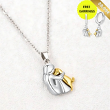 Collar de la suerte con motivo de perro (+ pendientes GRATIS)