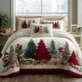 Conjunto de ropa de cama acolchada de 3 piezas - Maravilla Mate