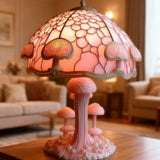 PINKGLOW | Lámpara de mesa rosa con efecto de luz delicada