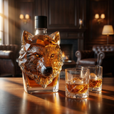 Botella de Whiskey Cabeza de Lobo