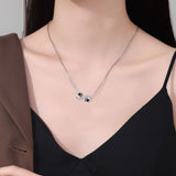 Cadena de Pata de Amor Infinito con Zirconia